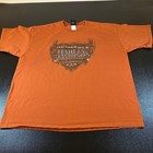 Harley Davidson Hollywood T Shirt Mens Xx-large Orange Pinup Girl Graphic Tee