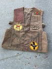 Vintage 1958 Skeet Shooting Vest Jacket W  Patches From Itazuke Air Base  Japan 