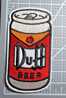 Duff Beer Simpsons Homer 3in Iron   Sew-on Patch