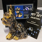 Joy To The World Yorkshire Terrier Pup Dog Polish Glass Ornament Nib Originalbox