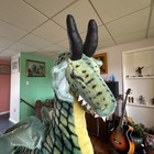 Melissa   Doug Jumbo Green Dragon Stuffed Animal Plush Toy  36  