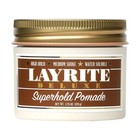 120ml Layrite Superhold Pomade For Thick   Curly Hair - Lasting Style Solution