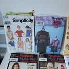 Big Lot Vintage Sewing Patterns Simplicity Womens Clothes 70s 80s 90 Unchecked