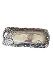 Arthur Court Vintage Aluminum Grape Leaf Snack  Serving Tray  Original Box