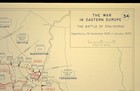 Vintage Battle Of Stalingrad Map Russian Front Eastern Europe Wwii World War 2