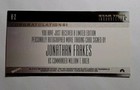 1998 98 Star Trek Insurrection Jonathan Frakes A-2 Auto William Riker Autograph