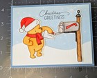 Winnie The Pooh Mailbox Christmas Card Kit Made With Some Stampin Up