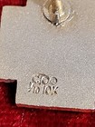 Cross Pin  Lapel  10k  Geometric Shape Cross