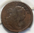 1797 Draped Bust Large Cent - Rev Of 97  s-126   Pcgs Good Detail Scratch