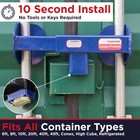 Shipping Container Lock With Combination   Cargo Van And Semi Trailer Door Lo   