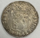 1620 Netherlands Rijksdaalder Overijssel Province Large Silver Coin Thaler