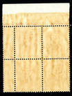 China 1938 Hong Kong  1 00 Kgvi Chalky Surface Paper Block Sc 163 Mnh O244