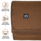 Arcturus Wool Blanket - 4 5 Lbs  Warm  Washable  64  X 88   camel 