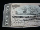 Confederate States Of America 1864  20 Bank Note About Uncirculated  31223