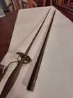 French 18th Century Style Rapier  Engraved Steel Blade    je Suis La Terreur      