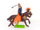 1971 Britain s Mace Knight On Horse Diecast Base Vintage Figure Deetail England