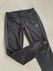 Adidas Black Clima-cool Taper Quick Dry Athletic Tiro Track Pants Women s Large