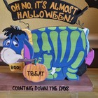 Disney Eeyore Skeleton Wooden Halloween Count Down Days Calendar Vintage 