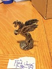 Fantasy Pegasus Mini  Figurine Statue Collectible Winged Horse Bronze Pewter
