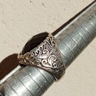 Amazing Rare Ancient Roman Era Authentic Ring With Black Stone Antique Artifact