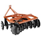 5 Ft Disc Harrow Plow For Tractor 3 Point Fixation  16 In Otched Discs For Field