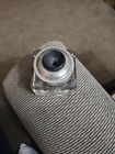Antique 1894 Heavy Crystal And Metal Inkwell