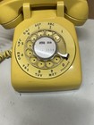 Vtg Yellow Western Electric Bell Telephone 500dm Rotary Dial Untested