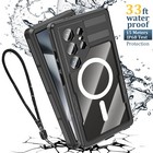 For Samsung Galaxy S24 s24plus s24ultra Waterproof Mag Safe Case Hybrid Cover