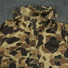 Vintage Columbia Jacket Mens Large Brown Green Frog Camo Hunting Gore Gtx
