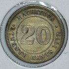 Mauritius 1877 Queen Victoria 20 Cents 291345 Combine Shipping