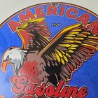 Vintage American Gasoline Porcelain Sign - Blad Eagle Powerful Gas Station Sign