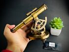 5  Vintage Brass Theodolite Alidade Compass - Antique Survey Transit Telescope