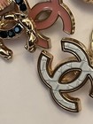 Lot Of 9 Mixed Fancy Vtg Buttons Assorted  Goldtone Metal   15-23mm