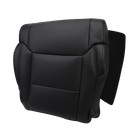 Driver Bottom Perforated Leather Cover 2014-2021 For Toyota Tundra Platinum Blk