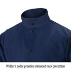 Black Stallion Truguard 200 9oz Navy Fr Cotton Welding Jacket  xl   fn9-30c 