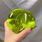 Squishy Green Apple Stress Ball Soft Fidget Sensory Toy For Adhd Autism Slow Reb