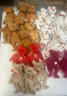 Ty Beanie Babies Mixed Bulk Lot Of 76 All Tagged Retired Authentic All Bears