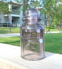 Great Rosy Purple Cd 430 Ccg Australian Glass Insulator  a 