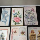 Lot 9 Vintage Anniversary Greeting Cards 1950s   60s Hallmark Used