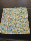 Vintage Vera Napkins Summer Floral Cotton Linen Squares Set Of 5