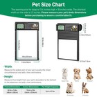 Xrdzyxgs Automatic Pet Door  Dog Door Radar  Timer   Light Sensor Modes  Sola   