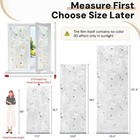 Rabbitgoo Window Privacy Film Frosted Sticker Autumn Leaf Decorative Stained