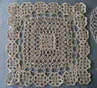 Vintage Tatting Lace Doilies - Square  Round  Beige  Cream  Pink