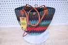 Nice New Alaffia Authentic African Large Market Basket Hand Woven 11  X 13  - Us