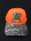 Kyle Busch  18 M m Racing Nascar Cap   Hat Orange Kanati Camouflage New Era
