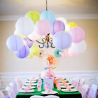 Assorted Chinese Round Multi-color Paper Lantern Wedding Party Hang Decoration
