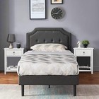 White Nightstand Bedside Table Set Of 2 W Drawer Modern Home Bedroom Furniture