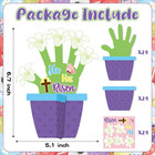 24 Pack Easter Jesus He Is Risen Handprint Flower Craft Kit  Make Your Own Relig
