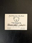 World Of Miniature Bears With Display Box And Tags Blue Bear