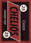 Chris Chelios Signed Custom Hockey Trading Card Detroit Red Wings Auto